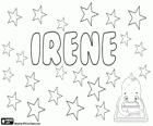 Irene, nome de origem grega. Derivado de Eirene, deusa da paz na mitologia grega