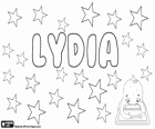 Lydia, nome de origem grega. Nome bíblico no novo testamento