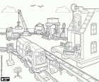 A estação ferroviária de Lego