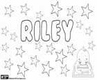 Riley, nome de origem gaélico. Seu significado é corajoso