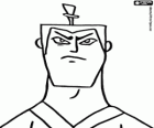 A face de um samurai, o samurai Jack