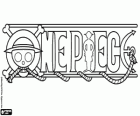 Logo de One Piece, mangás japoneses