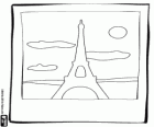 Postais e fotografias são ótimas lembranças de viagens. Torre Eiffel de Paris