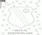 Legia Varsóvia, campeão da liga de futebol polonês Ekstraklasa 2013-2014