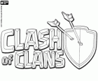 Logo do game multiplayer Clash of Clans