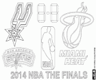 2014 NBA finais. San Antonio Spurs vs Miami Heat