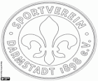 Logo do SV Darmstadt 98, clube desportivo alemã de Darmstadt