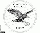 Emblema Calcio Lecco 1912, clube de futebol italiano de Lecco, Lombardia