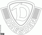 Escudo do SG Dynamo Dresden, clube de futebol da cidade de Dresden, Saxônia