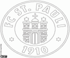 Emblema do FC St. Pauli, clube desportivo com sede na cidade de Hamburgo