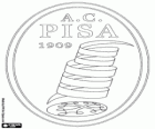 Logotipo da AC Pisa 1909, time de futebol da cidade de Pisa, na Toscana