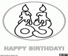 Parabéns no dia do seu sessenta e três aniversário. Feliz aniversário!