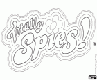 O logotipo original de Totally Spies, Três Espiãs Demais