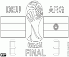 Alemanha vs Argentina. Final da Copa do Mundo FIFA Brasil 2014. Estádio do Maracanã, Rio de Janeiro, em 13 de julho de 2014