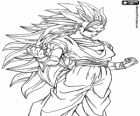 Goku transformado em Super Saiyajin 3