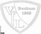 Distintivo do VfL Bochum, clube de futebol de Bochum, cidade no estado de Nordrhein-Westfalen