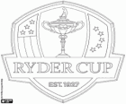 Logo da Ryder Cup, torneio de golfe bienal entre as equipas da Europa e Estados Unidos da América
