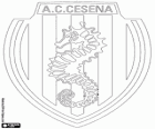 Emblema do AC Cesena. Clube de futebol de Cesena, cidade em Emília-Romanha