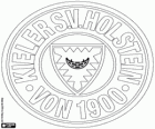 Emblema do Holstein Kiel. Clube desportivo da cidade de Kiel, Schleswig-Holstein