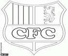 Distintivo de Chemnitzer FC. Clube de futebol sediado na cidade de Chemnitz, Sachsen