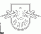 Emblema do RB Leipzig. Clube de futebol de Leipzig, cidade da Saxônia