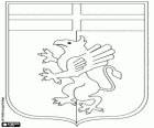 Emblema do Genoa CFC. Futebol Clube de Gênova, capital da Ligúria