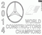 Mercedes AMG Petronas Campeão do Mundo de Construtores da Fórmula 1 FIA 2014