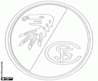 Logo do SC Freiburg. Clube desportivo de Friburgo em Brisgóvia, cidade de Baden - Württemberg