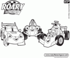 Os carros de corrida são os protagonistas do Roary, o carrinho de corrida