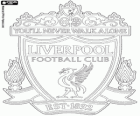 Logo do Liverpool Football Club. Clube de futebol sediado na cidade de Liverpool, conhecida como os vermelhos, The Reds
