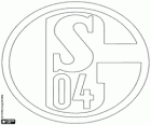 Logo do FC Schalke 04. Clube desportivo de Gelsenkirchen, cidade no estado de Nordrhein-Westfalen