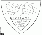 Escudo do VfB Stuttgart. Clube desportivo da cidade de Estugarda, estado de Baden-Württemberg