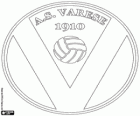 Logo de AS Varese 1910. Clube desportivo de Varese, cidade da Lombardia
