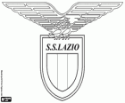Distintivo de SS Lazio. Clube desportivo com sede em Roma, a capital do Lácio