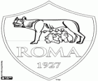 Logo de ASRoma. Clube de futebol da cidade de Roma, Lazio