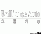 Logo da Brilliance Auto. Marca de carros da China