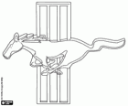 Logo do Mustang, automóvel dos Estados Unidos da América