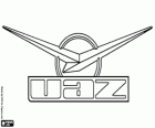 Logo do UAZ, construtor de automóveis na Rússia