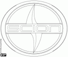 Logotipo da Scion, marca de veículos produzidos pela Toyota na América do Norte