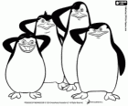 Os quatro pinguins de Madagascar, os protagonistas do filme