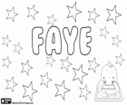 Faye, nome variante de Fay e Faith