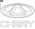 Logo da Chery Automobile, empresa de automóveis do estado na China