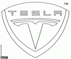Logotipo da Tesla Motors, marca de automóveis elétricos dos EUA