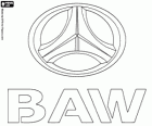 Logo do BAW, Beijing Automobile Works, fabricante de veículos na China