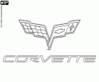 Logo da Chevrolet Corvette, marca de carros esportivos dos Estados Unidos