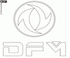 Logo da DFM, Dongfeng Motor, fabricante de automóveis, empresa pública da China