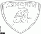Logotipo da Lamborghini, marca de carros esportivos de luxo italiano