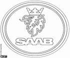 Logotipo da Saab, marca sueca de automóveis