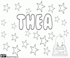 Thea, diminutivo de nomes como Theodora e Dorothea entre outros