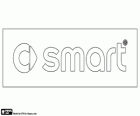 Logo do Smart, marca alemã de carros pequenos